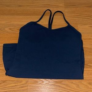 Lululemon black flow Y back top